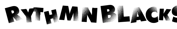 Rythm N Blacks font preview